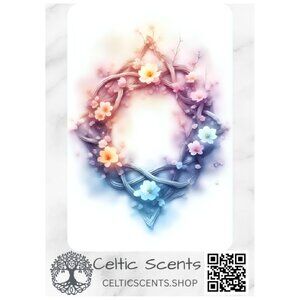 Celtic Knot Magnetic Bookmark, Laminated with Strong Magnet, Decorative Bookmark